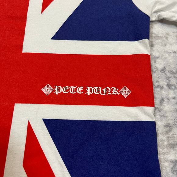 Authentic Chrome Hearts Union Jack UK Flag Logo Tee S - Picture 3 of 9